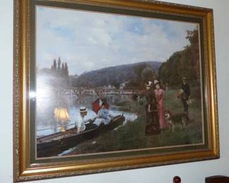 Framed decorative artwork