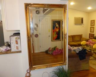 Selection of large decorative hanging mirrors
