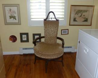 Decorative art, accent chair