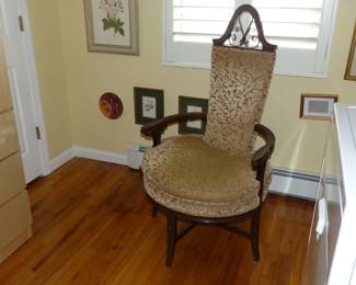Decorative art, accent chair