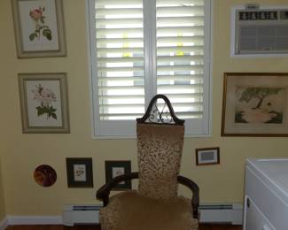 Decorative art, accent chair