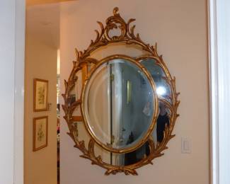 Collection of large decorative mirrors
