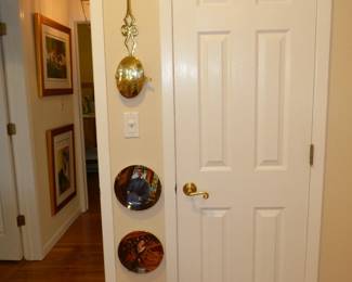 Collectible plates, wall hanging