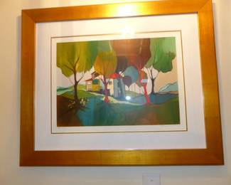 Tarkay "Jamestown Cottage Autumn" picture
