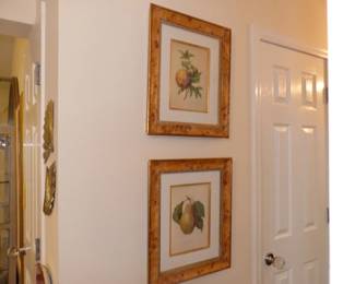 Framed decorative pictures