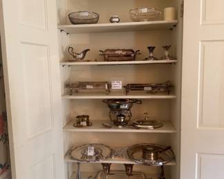 Silver servingware