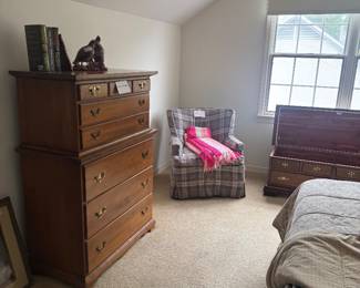 Tell City Dresser and cedar chest