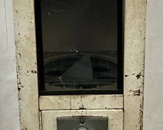 Early Clown Coin Op Vending Machine-with Polychrome Details, 13in x 48in