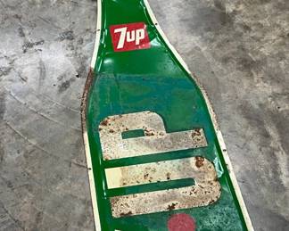 7up Uncola Die-Cut Sign, 70in x 29in