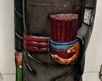 5ft. Carved Wooden Indian Store Display