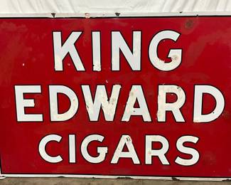 DSP King Edward Cigars Sign, 70in x 47in