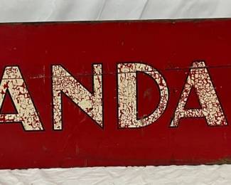 ‘Standard’ Wooden Sign, 57in by 15in
