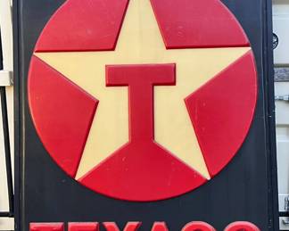 Emb. Texaco Lexan Sign, 72in x 91in