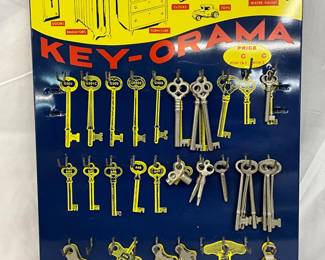 Taylor Lock Co. ‘Key-O-Rama’Store Display (12×16 in.)