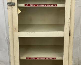 Tom’s Peanut Wooden Cabinet With Glass Front, 24in x 49in