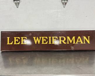 SSP ‘Lee Weierman’ Sign, 48×10 Inches
