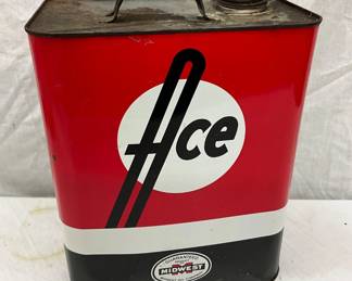 2g. Ace Transmission Oil Can by Midwest Oil Co.
