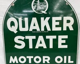 Quaker State DS Motor Oil Sign, 26 x 29 Inches