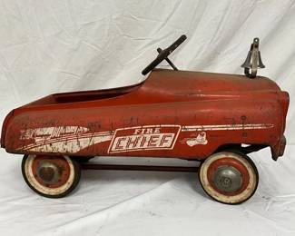 Fire Chief Pedal Car with Bell