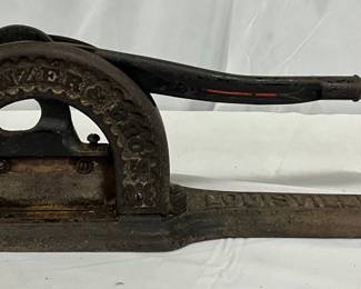 John Finzer & Bros Tobacco Cutter, Louisville, KY, 19in x 7in