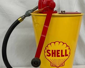 Shell-Branded Metal Oiler, 12 x 27 Inches