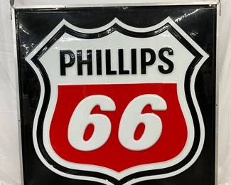 Phillips 66 DS 62x62in Lexan Sign