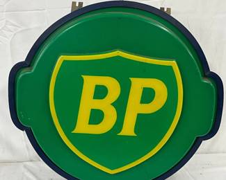  ‘BP’ Light-up Lexan Can Sign, 28in x 26in
