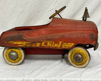 Fire Chief Pedal Car with Bell
