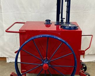 Early Restored Standard Oil Company Pump by Phillips Pump & Tank Co., 32×40 