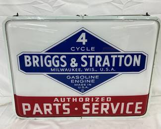 Briggs & Stratton Authorized Parts & Service DS  Lexan Sign, 24×18 Inches