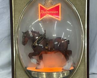 Budweiser Clydesdale Lexan Light-Up, 15×20