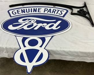 DSP ‘Ford Genuine Parts’ Sign-with Mounting Bracket, 29 x 36 Inches - contemporary sign 