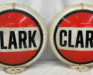Pair 16-Inch Plastic Clark Pump Globes