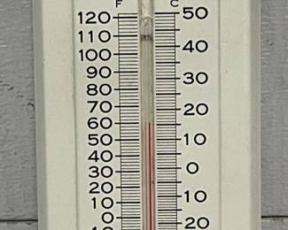 Metal Embossed Wall Thermometer, Punkin Center Store, 5x14 