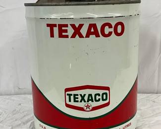 5g. Texaco Metal Can with Original Graphics and Spout