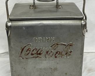 Embossed Coca-Cola Cooler 14in x 14in