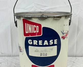Unico Grease Can with Handle and Graphics, 10in x 12in
