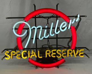 Miller’s Special Reserve Neon Sign,  24×17