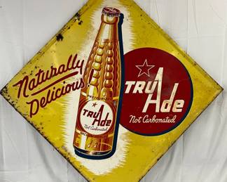 Tru-Ade Advertising Sign, 63×63 Inches