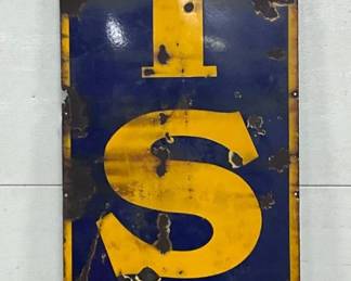 SSP ‘Fisk Tires’ Advertising Sign, 96×24 Inches