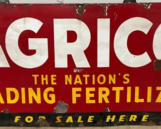 SSP ‘Agrico Fertilizer’ Sign, 48×24 Inches