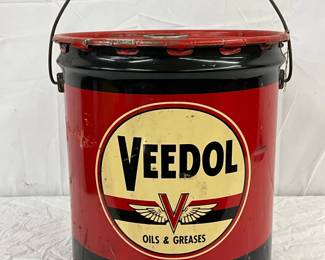 5g. Veedol Multigear Oil and Grease Can with Handle