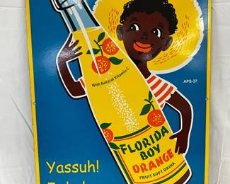 SSP ‘Florida Boy Orange’ Sign, 20x30in - contemporary 