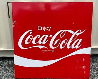 DS Coca-Cola Metal Sign, 36in x 36in
