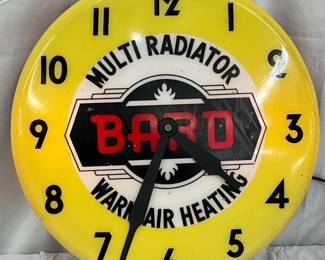 Bard Multi Radiator Clock with 16-Inch Lexan Face