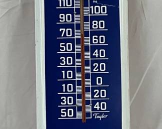 Chevrolet Metal Thermometer, 8×39 inches