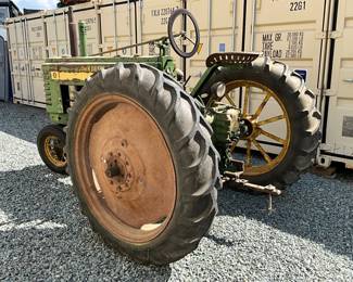  steel-spoked rear and front wheels