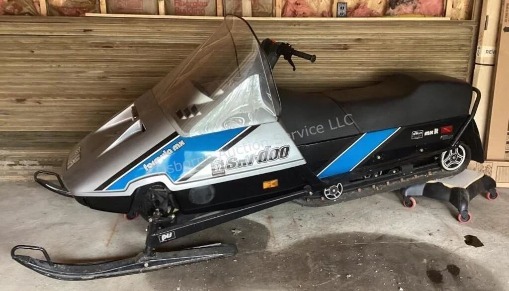 1987 Ski-Doo Formula MX LT Snowmobile (under 90 miles)