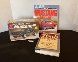 Mustang model kits & books