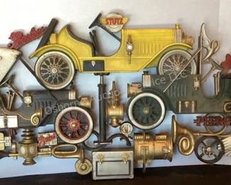 MCM plastic car wall decor